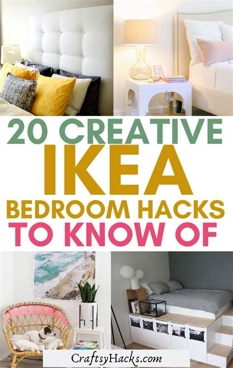 20 Creative IKEA Bedroom Hacks You Want to Know - Craftsy Hacks