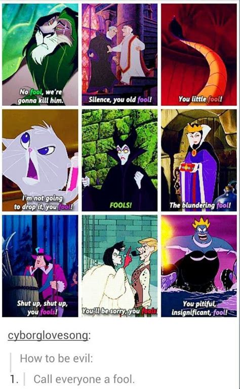 Pin by Holly Forrester on Funny | Disney villains, Disney facts, Disney memes