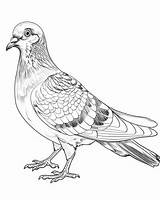 Pigeon Coloring Pages sketch template