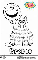 Yo Gabba Coloring Pages Free sketch template