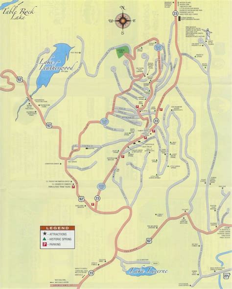 Beaver Lake Map – Beaver Lakefront Cabins