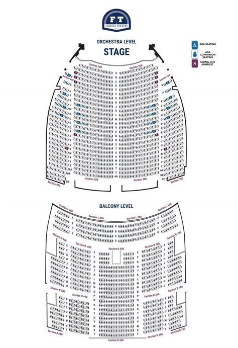 Seating Chart | Florida Theatre