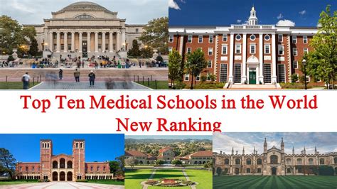 Top Ten Medical Schools in the World New Ranking | Mayo Clinic School ...