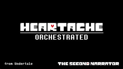 Undertale Orchestrated - Heartache - YouTube