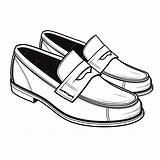 Loafers Coloring Pages sketch template