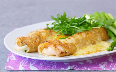 Seafood mornay crepes recipe | FOOD TO LOVE