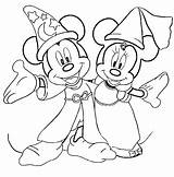 Minnie Mouse And Mickey Coloring Pages sketch template