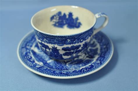 Vintage Japanese blue willow cup & sourcer mark as "nippon" DSC_00762 by… | Blue willow, Vintage ...