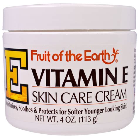 Fruit of the Earth Vitamin E Skin Care Cream 4 oz 113 g 71661009749 | eBay