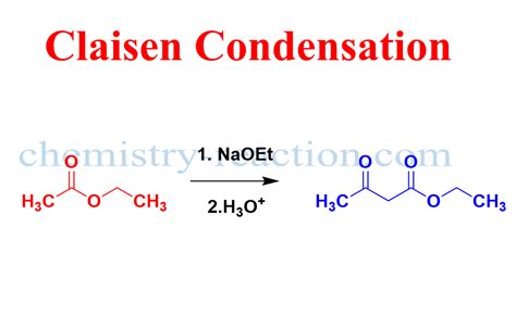 self claisen condensation mechanism « Organic Chemistry Reaction