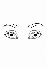 Cute Eyes Coloring Page  Free Printable Pages For Kids sketch template