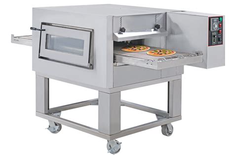 Commercial Baking Pizza Ovens, Stainless Steel Electric Conveyor Pizza ...