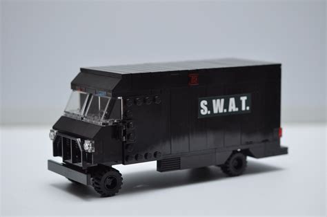 LEGO Police SWAT Truck Cop Black Basic Van Speed Champions City Custom ...