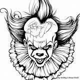 Pennywise Coloring Pages  Free & Printable sketch template