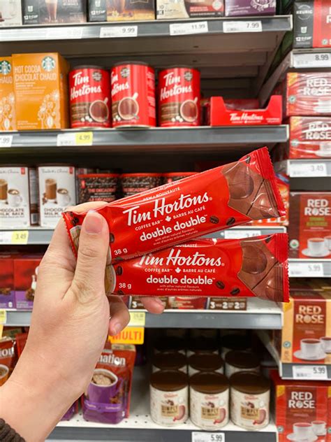 Tim Hortons Double Double Coffee Bar: Review - Foodology
