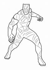 Marvel Black Panther Coloring Page  Free Printable Pages For Kids sketch template