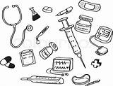 Printable Doctor Tools Coloring Pages sketch template