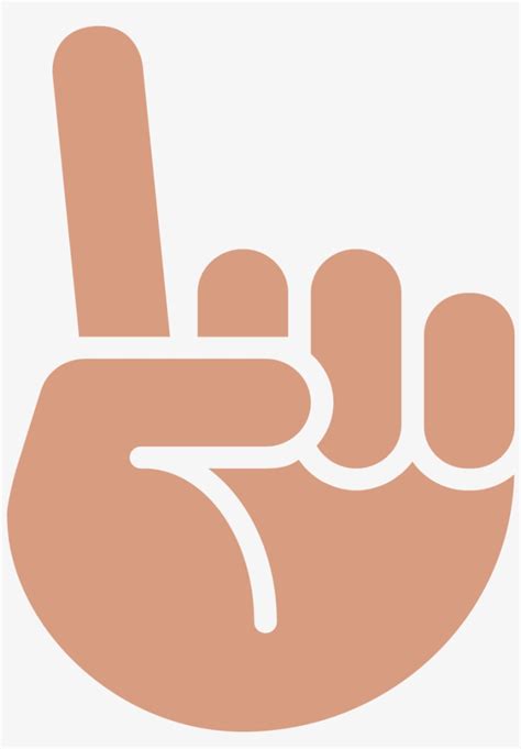 Hand Pointing Up Png - Peace Sign Emoji Vector - 1500x1500 PNG Download - PNGkit