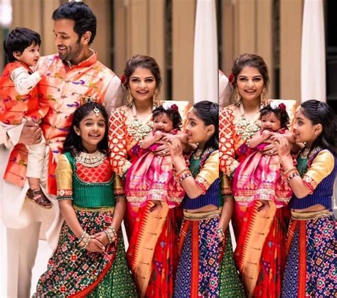 Vishnu Manchu family in Traditional outfits! | Fashionworldhub