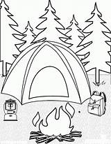 Free Printable Camping Coloring Pages sketch template