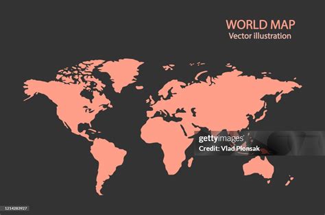 World Map Continents Stock Vector Illustration Of Geo - vrogue.co