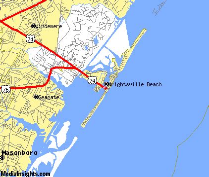 Wrightsville Beach North Carolina .com Map