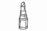 Lipstick Coloring Pages For Kids Graphic By MyCreativeLife · Creative  sketch template