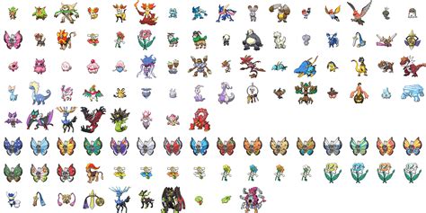 Gen 6 Pokemon sprites (WIP) by leparagon on DeviantArt