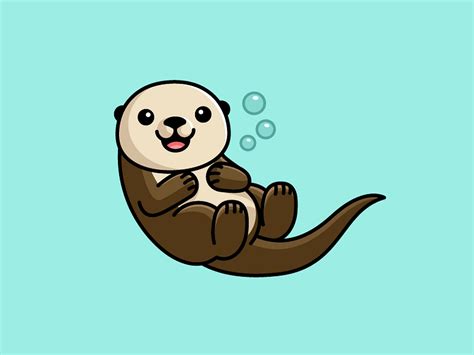 Sea Otter by Alfrey Davilla | vaneltia on Dribbble