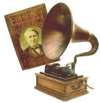 Edison Phonograph | Phonograph, Edison phonograph, Phonograph record player