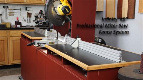 Infinity Tools 48" Professional Miter Saw Fence System - YouTube