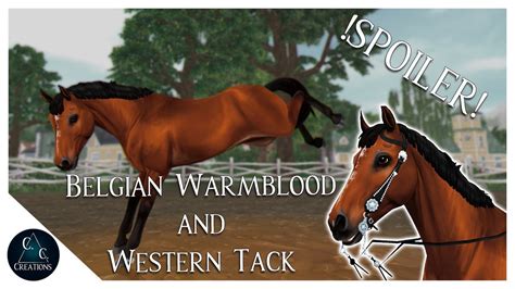 SSO - !SPOILER! - Belgian Warmblood Animations and New Western Tack (released) - YouTube