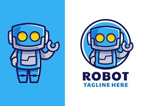 Robot Logo Vector Art, Icons, and Graphics for Free Download