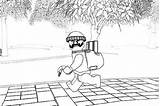 Lego Bank Robber Coloring Pages sketch template