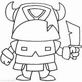 Clash Royale Pekka Coloring Pages sketch template
