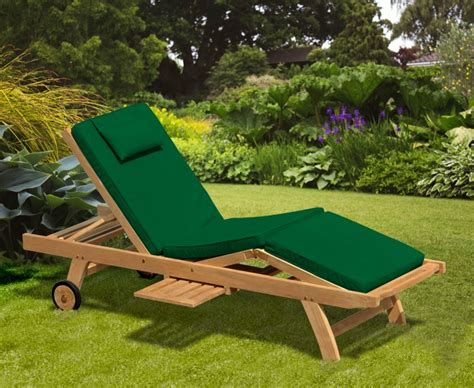 Luxury Sun Lounger, Teak