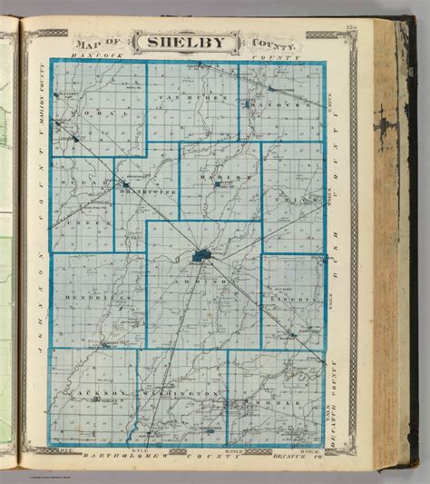 Map of Shelby County. - David Rumsey Historical Map Collection