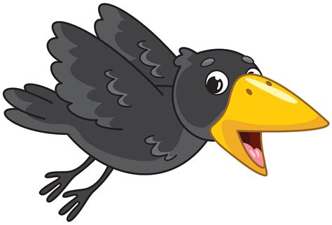 Raven Clip Art, Bird Illustration, Black PNG