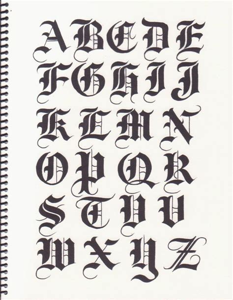 Tattoo Lettering Alphabet, Calligraphy Fonts Alphabet, Tattoo Lettering ...