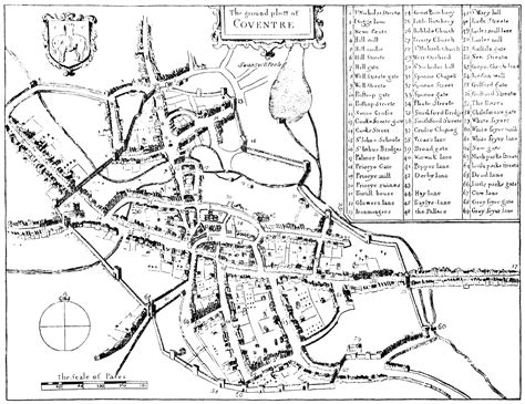 Scans of old maps | Coventry map, Old maps, Coventry city