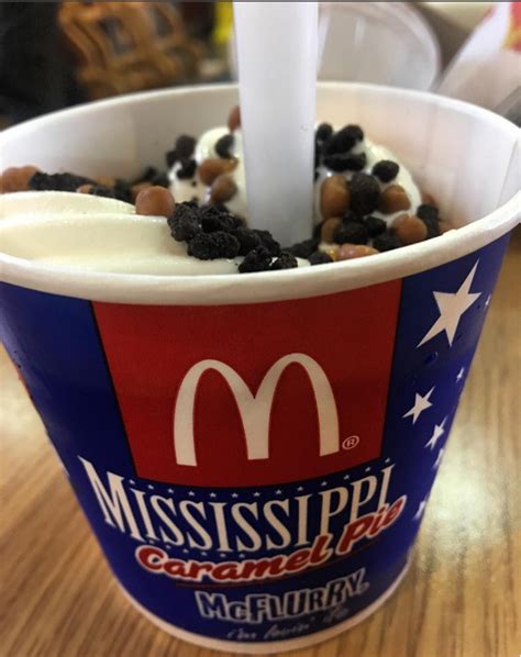 McDonald's U.K. Tastes of America Mississippi Caramel Pie McFlurry ...