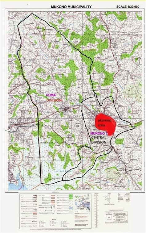 Map of Mukono Municipality: Mukono Municipality Map