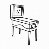 Pinball Machine Coloring Pages sketch template