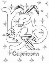 Capricorn Coloring Pages Artistic Designs For Relaxation And Fun sketch template
