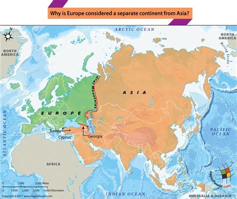 Is Europe a Continent? | Why are Europe and Asia Different Continents ...