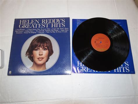 Helen Reddy's Greatest Hits Capitol Records R-132302 I Am Woman LP ...