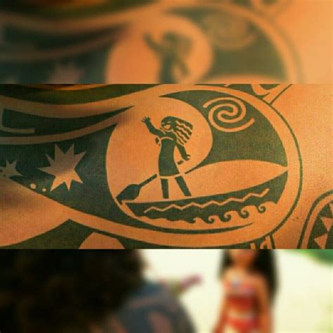 Maui, getting his Moana tattoo. Aloha Tattoo, Hawaiian Tattoo, Polynesian Tattoo, Dad Tattoos ...