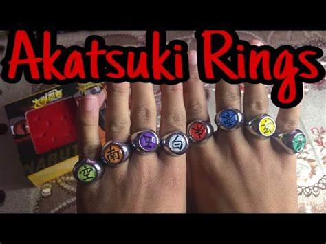 Akatsuki Rings And Their Meanings