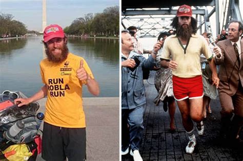 Real life Forrest Gump running across the USA and back for charity | Daily Star