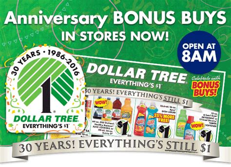 Dollar Tree: Shop Anniversary BONUS BUYS In Stores Now | Milled